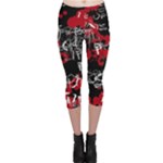 Emo Graffiti Capri Leggings 