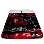 Emo Graffiti Fitted Sheet (California King Size)
