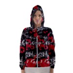 Emo Graffiti Women s Hooded Windbreaker