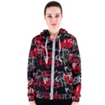 Emo Graffiti Women s Zipper Hoodie