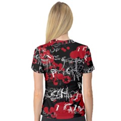 V-Neck Sport Mesh T-Shirt 
