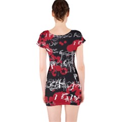 Short Sleeve Bodycon Dress Back Short Sleeve Bodycon Dress Back