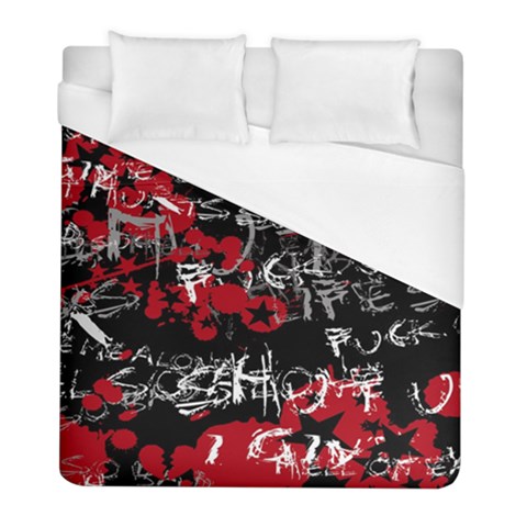Emo Graffiti Duvet Cover (Full/ Double Size) from ArtsNow.com