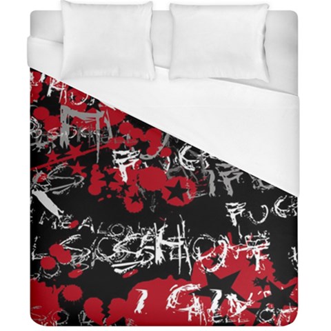 Emo Graffiti Duvet Cover (California King Size) from ArtsNow.com
