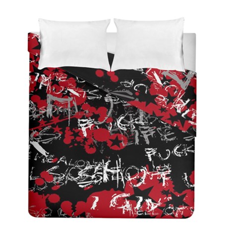 Emo Graffiti Duvet Cover Double Side (Full/ Double Size) from ArtsNow.com