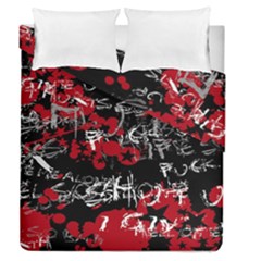 Emo Graffiti Duvet Cover Double Side (Queen Size) from ArtsNow.com