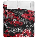 Emo Graffiti Duvet Cover Double Side (California King Size)