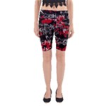 Emo Graffiti Yoga Cropped Leggings