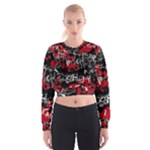 Emo Graffiti Cropped Sweatshirt