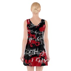 V-Neck Sleeveless Dress 
