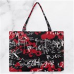 Emo Graffiti Zipper Medium Tote Bag