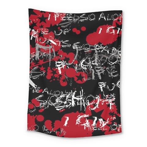 Emo Graffiti Medium Tapestry from ArtsNow.com