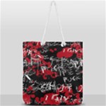 Emo Graffiti Full Print Rope Handle Tote (Large)