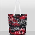 Emo Graffiti Full Print Rope Handle Tote (Small)