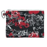 Emo Graffiti Canvas Cosmetic Bag (XL)