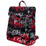 Emo Graffiti Flap Top Backpack