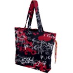 Emo Graffiti Drawstring Tote Bag