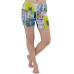 Graffiti Graphic Lightweight Velour Yoga Shorts