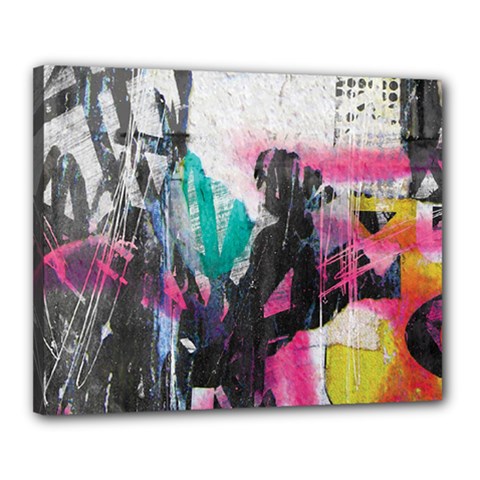 Graffiti Grunge Canvas 20  x 16  (Stretched) from ArtsNow.com