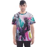 Graffiti Grunge Men s Sports Mesh Tee