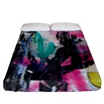 Graffiti Grunge Fitted Sheet (Queen Size)