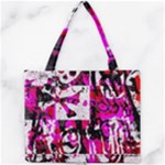 Pink Checker Graffiti Mini Tote Bag