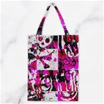 Pink Checker Graffiti Classic Tote Bag