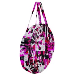 Giant Round Zipper Tote 