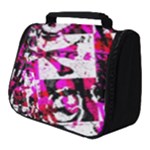 Pink Checker Graffiti Full Print Travel Pouch (Small)