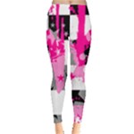 Pink Star Splatter Leggings 