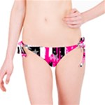 Pink Star Splatter Bikini Bottom