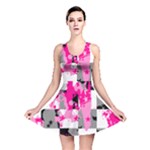 Pink Star Splatter Reversible Skater Dress