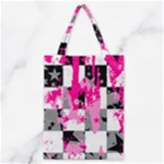 Pink Star Splatter Classic Tote Bag