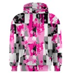 Pink Star Splatter Men s Pullover Hoodie