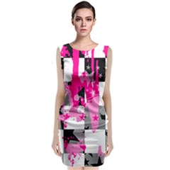 Sleeveless Velvet Midi Dress 