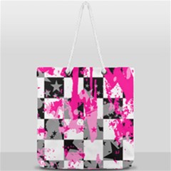 Full Print Rope Handle Tote (Large) 