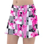 Pink Star Splatter Tennis Skirt