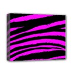 Pink Zebra Deluxe Canvas 14  x 11  (Stretched)