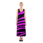 Pink Zebra Sleeveless Maxi Dress