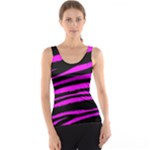 Pink Zebra Tank Top