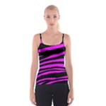 Pink Zebra Spaghetti Strap Top