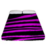 Pink Zebra Fitted Sheet (Queen Size)
