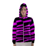 Pink Zebra Women s Hooded Windbreaker