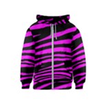 Pink Zebra Kids  Zipper Hoodie