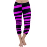 Pink Zebra Capri Winter Leggings 