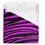 Pink Zebra Duvet Cover (Queen Size)