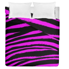 Pink Zebra Duvet Cover Double Side (Queen Size) from ArtsNow.com