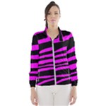 Pink Zebra Women s Windbreaker