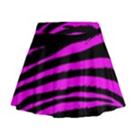 Pink Zebra Mini Flare Skirt