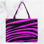 Pink Zebra Medium Tote Bag